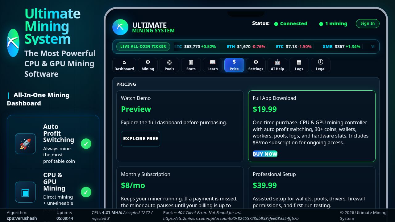 Pricing